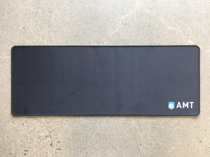 AMTMP-BK AMT Gaming Mouse Pad Non-Slip Rubber Base w Stitched Edges Black 11.34x31 in 81867601